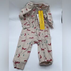Quince Beige Footless sleeper with zipper